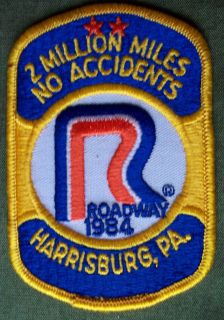   driver patch 2 million miles no accidents 1984 Harrisburg, PA