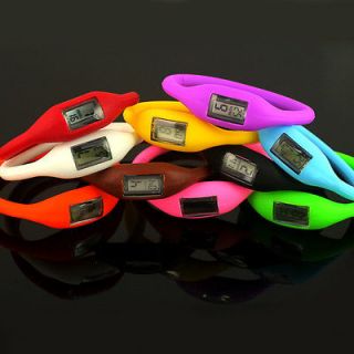 10pcs New Candy good children Silicone Sports Wrist Watches,A5 10