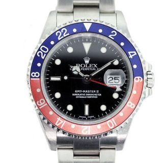 Rolex GMT Master II 16710 Blue/Red (Pepsi) Bezel Mens Watch