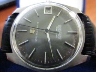   Unisonic Geneve Chronometer Date Stainless Mid Size Watch Quartz