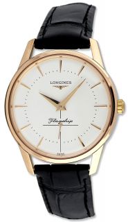 Longines Flagship Automatic 18k Solid Rose Gold Mens Watch L4.746.8.72 