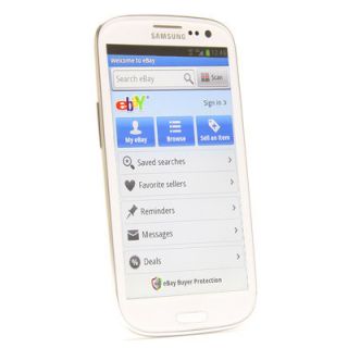   Galaxy S3 S III SGH T999V T999 Pebble White Unlocked 16GB T Mobile