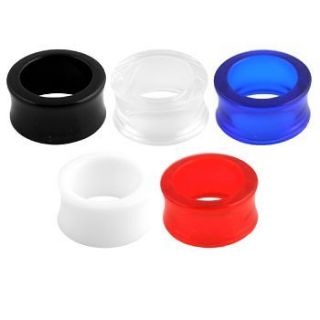  Acrylic Double Flared Hollow Tube Plugs Available in ( 29 mm   51mm