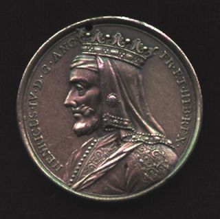 England medal, 1730s Henry IV, by Dassier, 40mm