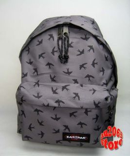 Eastpak Padded Backpack Bird flock Grey School Bag