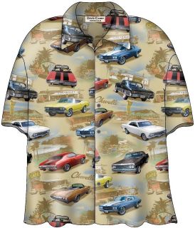 Chevy Chevelle SS Classic Cars Camp Hawaiian Shirt by David Carey