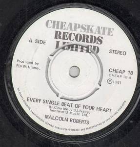 MALCOLM ROBERTS every single beat of your heart 7 b/w so wrong 