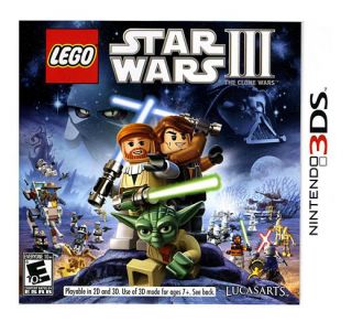 LEGO Star Wars III The Clone Wars Nintendo 3DS Game, 2011
