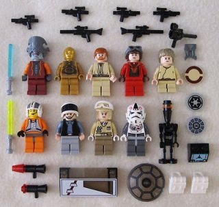 10 NEW LEGO STAR WARS MINIFIG LOT figures people jedi minifigures guys 