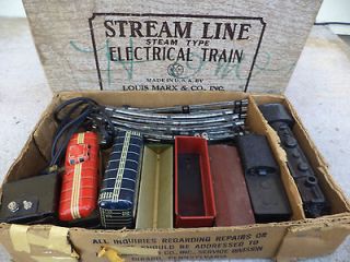   Stream Line Electrical O Scale Train Original Box #4222 Good Parts