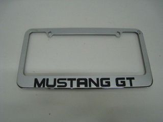 MUSTANG GT   chrome metal license plate frame MUSTANG GT + FREE 2 