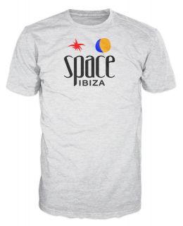 Space Ibiza Nightclub Pacha Clubbing DJ T Shirt (Grey)