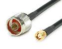 Wlan LMR195, RG142 Coax Cable SMA to N M/M, 50 FT.