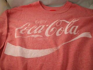 Coca Cola licensed sweatshirt nice vintage look Coke NeW w/tags Soft