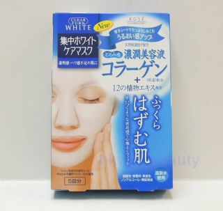 Kose Clear Turn White Whitening Collagen Mask 5 pcs