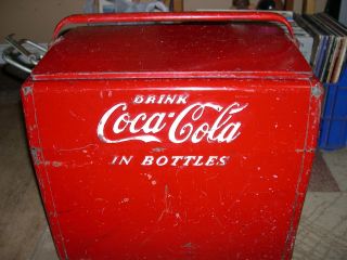 vintage 1950s coca cola cooler