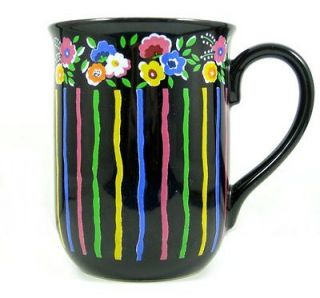   Baker Pop Art Floral Stripe Flowers Coffee Garden Gift Idea EUC