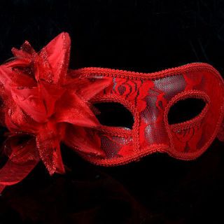 Fashion handMade Party Wedding Mask Costume Venetian Masquerade Flower 