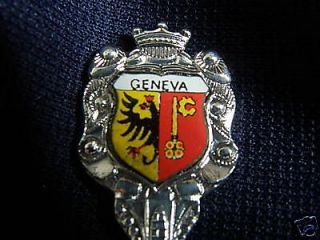 GENEVA SWITZERLAND Collector Souvenir SPOON New EPNS