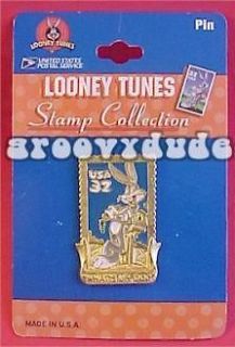   Doc Looney Tunes Bugs Bunny USPS Stamp Pin Post Office Collectible Hat