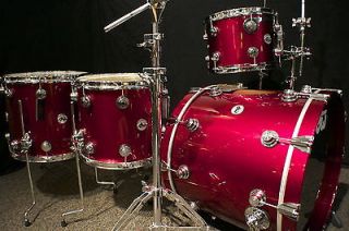   Candy Apple Red Drum Workshop 5pc Maple Collectors Series kit NEW