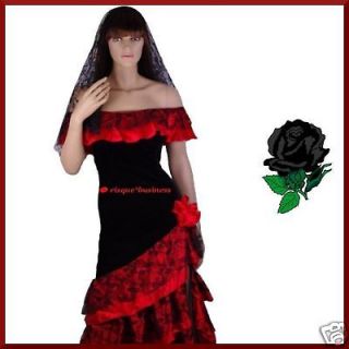   Senorita Carmen Miranda Flamenco Dancer Fancy Dress Costume   L / 14