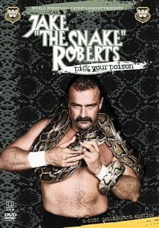 WWE   Jake The Snake Roberts Pick Your Poison (DVD, 2 Disc Set)