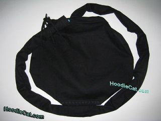 Solid Black Foley Bedside Catheter Bag Cover