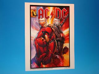 IRON MAN Marvel Comics AC/DC Heavy Metal LITHOGRAPH Proof Limited Ed 