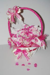 Basket of Confetti & Cones (25)   Wedding   flower girl   choice of 