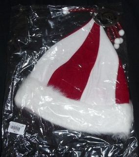 Wiggly Worm Santa Velvet Red & White Christmas Costume Holiday Party 