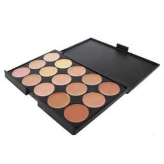15 Color Neutral Makeup Eyeshadow Camouflage Facial Concealer Palette