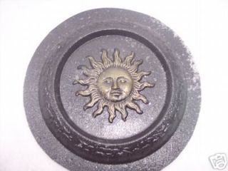 ABS PLASTIC concrete sun mini birdbath plastic mold