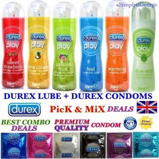 DUREX Condoms + Lube 50ml,Eilte,Ext Safe,Pleasurem​ax,Feel,Cherry 