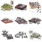   Civil War African Animal Dragon Fairy Deluxe Imperial Asian Chess Set