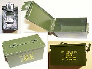 Custom Made 1/6 Scale Modern 50 Caliber All Metal Ammo (Ammunition 