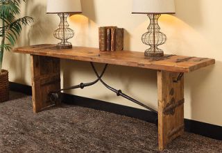 rustic console table in Tables