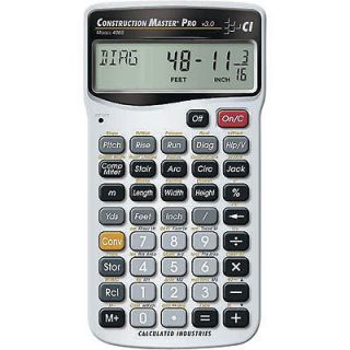 Calculated Industries Construction Master Pro V.3 Calculator #4065