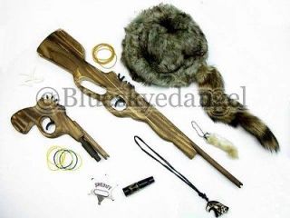   Guns, Hat, Badge, Necklace Rabbit Foot, Whistle Gift Set   NEW(F