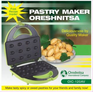 ELECTRIC PASTRY MAKER ORESHNITSA   120 V /oreshki, nuts