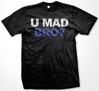   Mad Bro Brother Gangster Respect Fight Tugs Funny Cool T shirt Tee