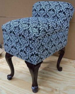 PICK YOUR COLOR DESIGN VANITY CHAIR STOOL 19 SEAT FURNITURE