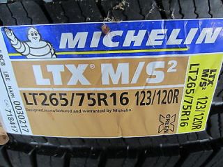 NEW LT265/75R16 MICHELIN LTX M/S2 Tires (Specification 265/75R16)