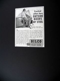 BILCO Copper Steel Cellar Doors door 1947 print Ad