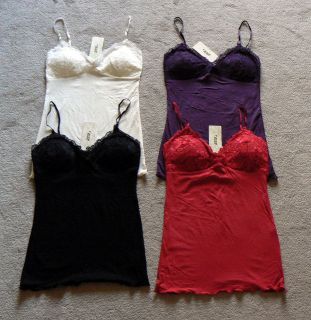 COSTA BLANCA Padded Lace & Jersey Cami Adj Straps Color & Jr Sizes 