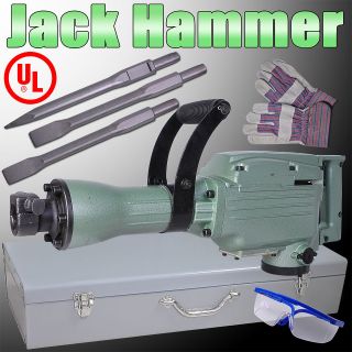 Demolition Hammer 1240W Electric Concrete Breaker Jack w/ Punch 