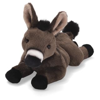 New GUND Plush Toy DONKEY Stuffed Animal SOFT Farm BROWN Floppy