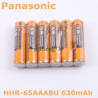   New Panasonic Ni MH AAA HHR 65AAABU battery 630mAh for Cordless phone