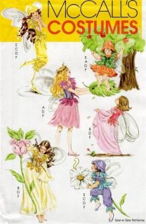 Ladies Flower Fairy Costume SEWING PATTERN Elven Sprite