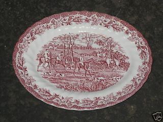 MYOTT   COUNTRY LIFE PINK   SMALL OVAL SERVING PLATTER